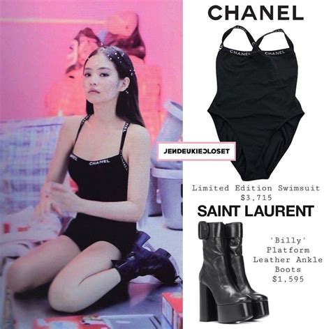 chanel swimsuit jennie blackpink|blackpink jennie closet.